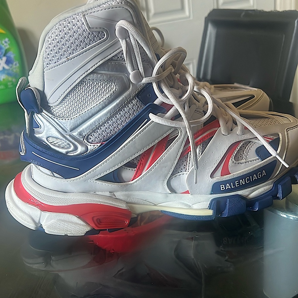 Hi top Balenciaga tracks mint condition only worn once